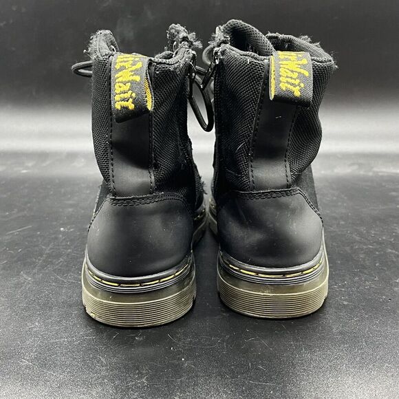 Dr. Martens Combs J Juniors size 3 black boot zip closure casual outdoor - Picture 5 of 7